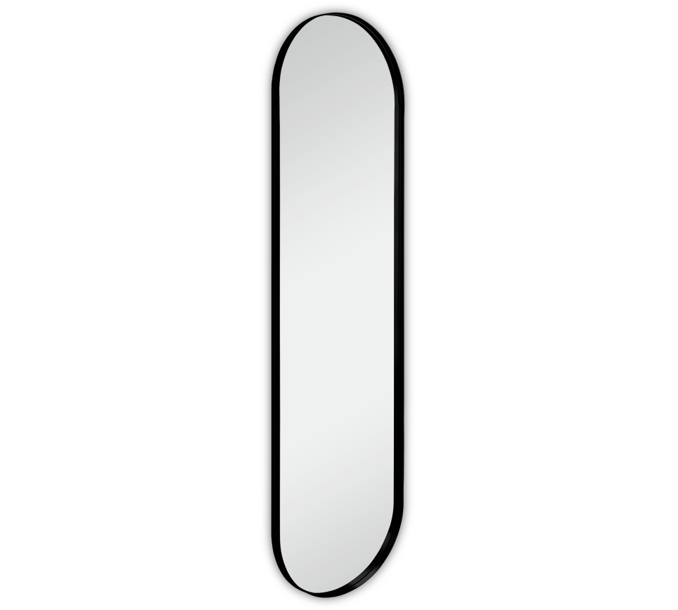 Britta mirror 40 x 150 cm black