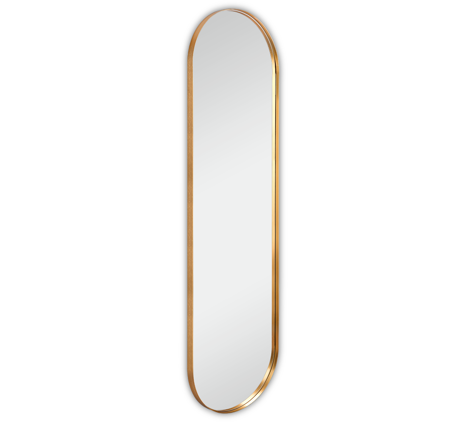 Britta mirror 40 x 150 cm gold