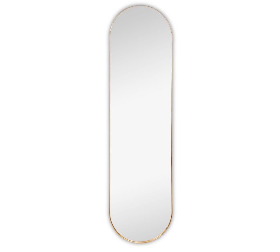 Britta mirror 40 x 150 cm gold