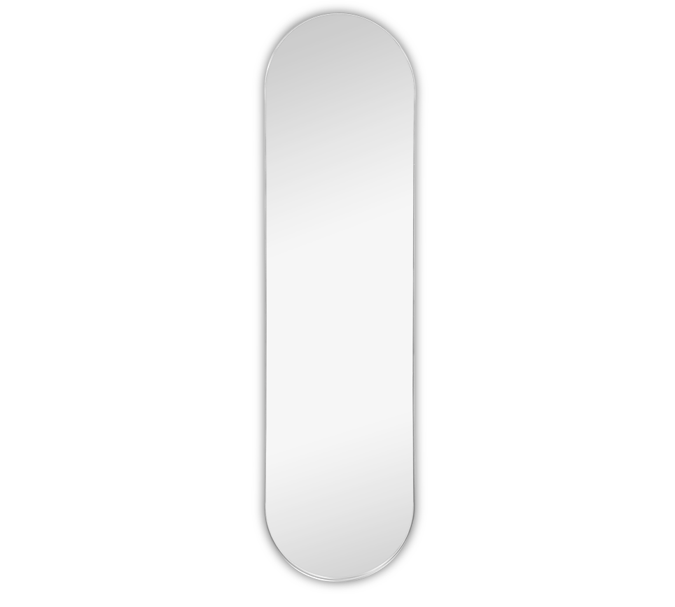 Britta mirror 40 x 150 cm silver