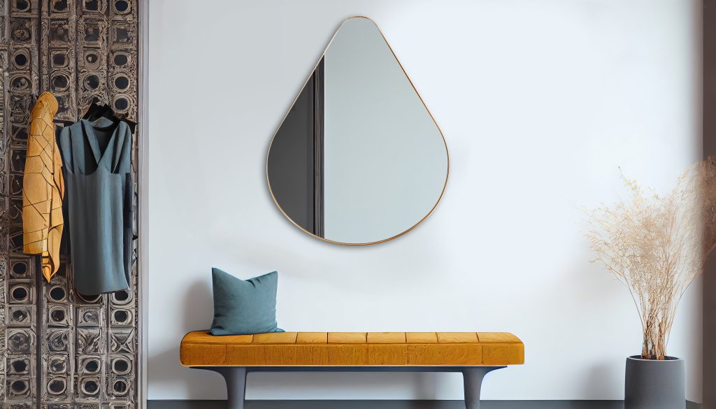 Britta mirror 80 x 100 cm gold