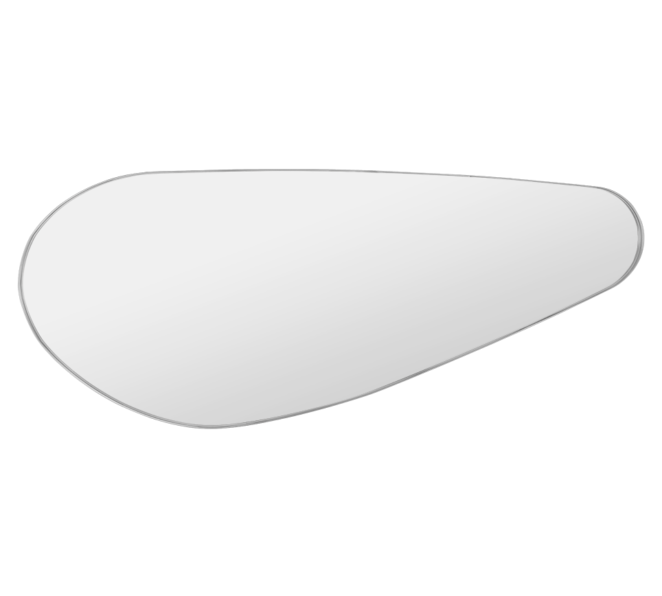 Britta mirror 70 x 170 cm silver