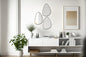 Britta mirror 35 x 50 cm black