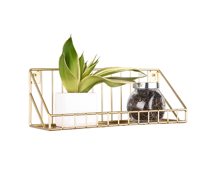 Fiona shelf 30 x 11 x 11 cm gold — 1460179