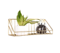 Fiona shelf 30 x 11 x 11 cm gold — 1460179