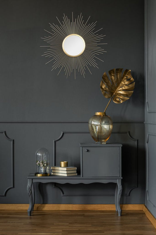 Sunny mirror 60 cm gold