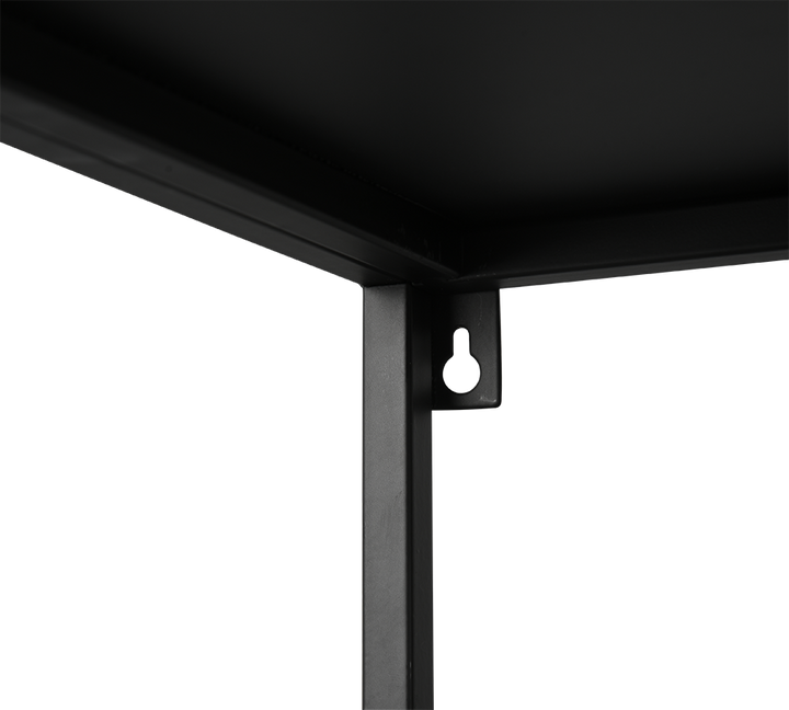 Chloe shelf 80 x 80 cm black
