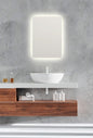 Luna mirror 50 x 70 cm with LED-light mirror glass IP44