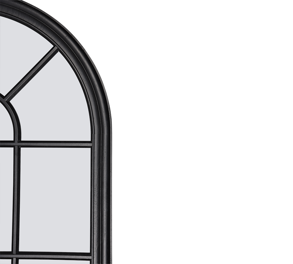 Kathi grid mirror 100 x 180 cm black