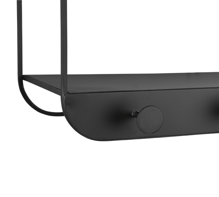 Linda wall shelves 50 x 18 x 15 cm black