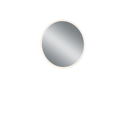 Aurora mirror 60 cm with LED-light mirror glass IP44