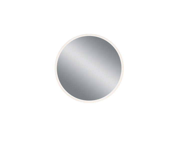 Aurora mirror 60 cm with LED-light mirror glass IP44