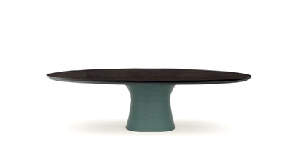 Devina Nais Dining Table Daytona - Monolith — manufacturer image, example finish and configuration