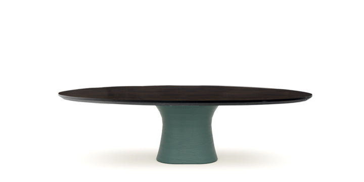 Devina Nais Dining Table Daytona - Monolith — manufacturer image, example finish and configuration