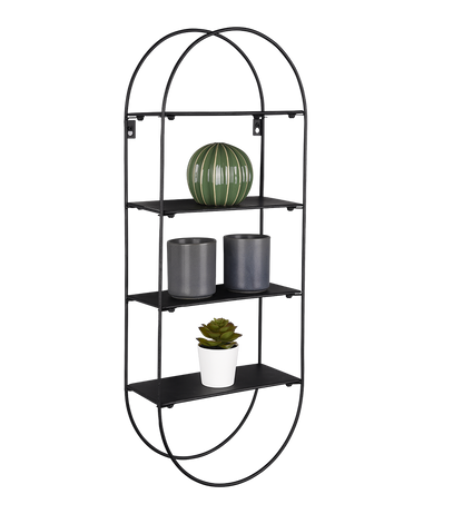 Nala wall shelf black