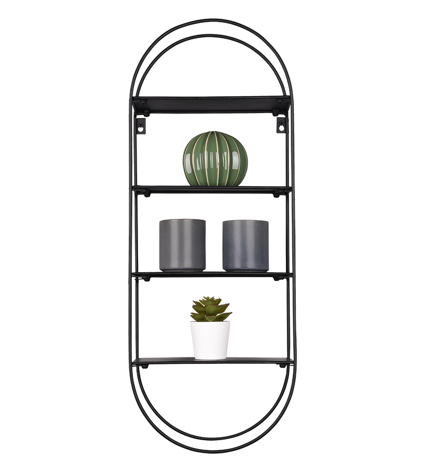Nala wall shelf black