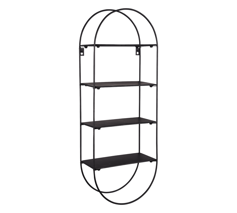Nala wall shelf black