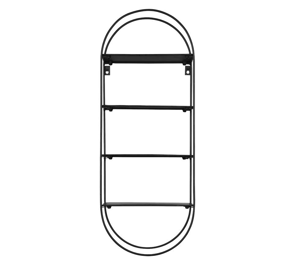 Nala wall shelf black
