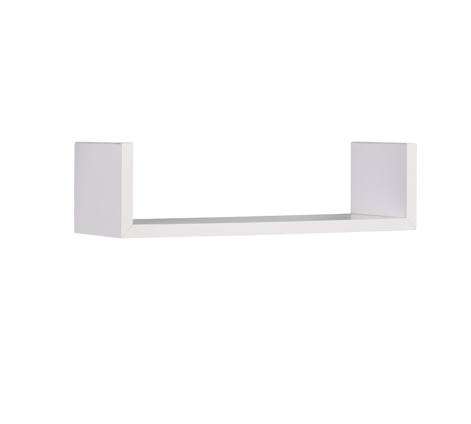 Ava wall shelves set 3-pack white