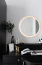 Yuna mirror Ø60 cm with LED-light mirror glass IP44