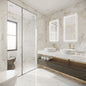 Yuna mirror 37 x 70 cm with LED-light mirror glass IP44