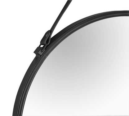 Delia mirror Ø55 cm black