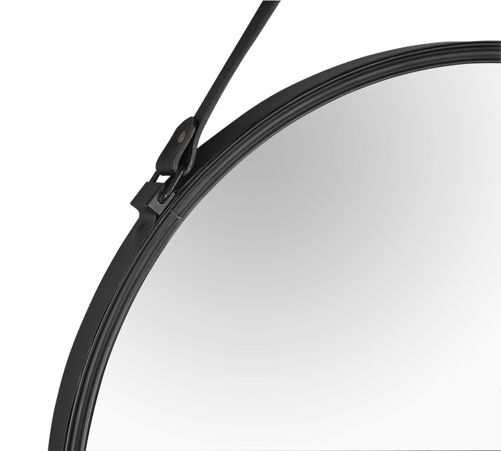 Delia mirror Ø55 cm black