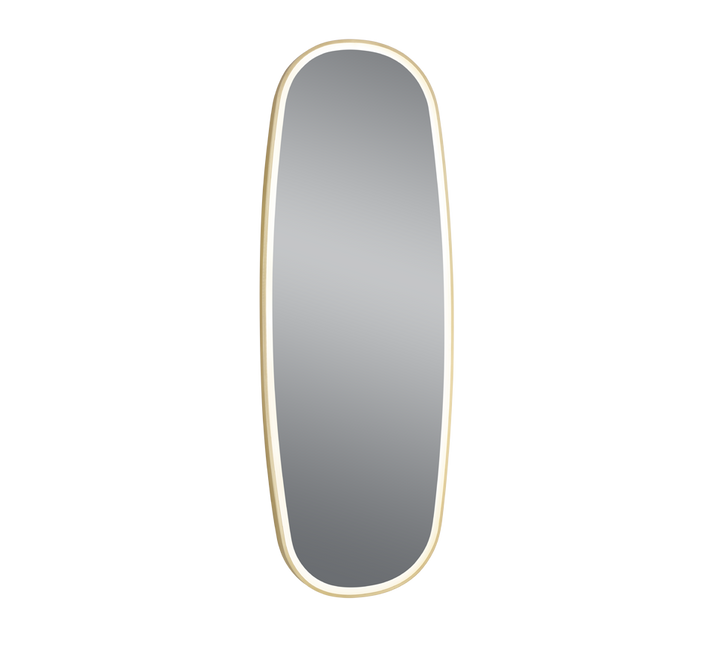 Diana mirror 60 x 160 cm gold with LED-light IP44