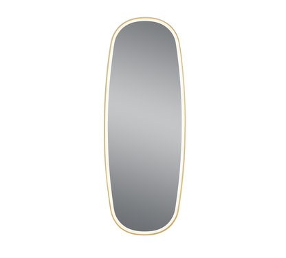 Diana mirror 60 x 160 cm gold with LED-light IP44