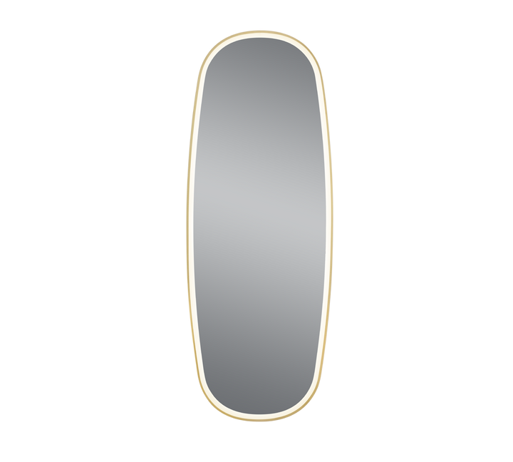 Diana mirror 60 x 160 cm gold with LED-light IP44