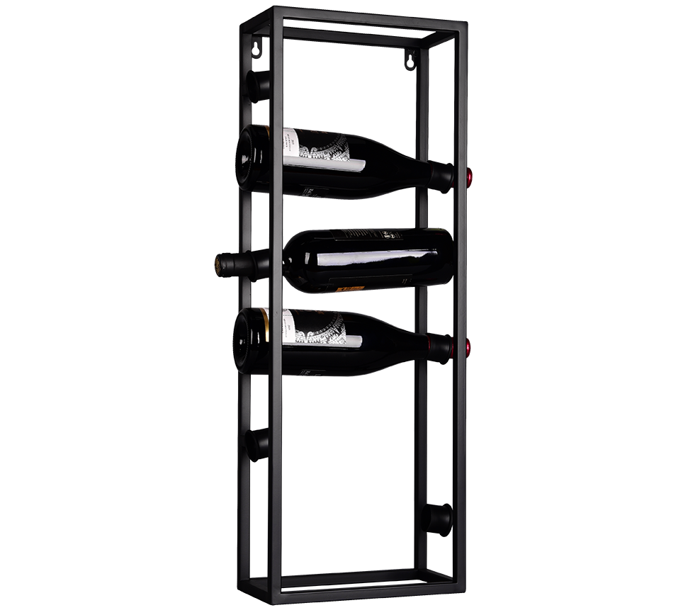 Anna wine rack 25 x 70 cm black