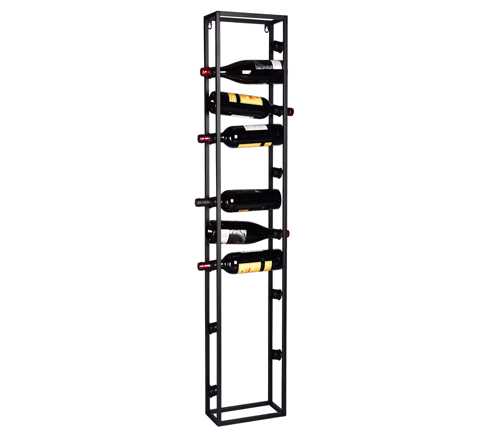 Anna wine rack 25 x 135 cm black