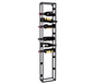 Anna wine rack 25 x 135 cm black