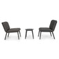 Bizzotto Isabela Charcoal Sofa SET3 — Bizzotto