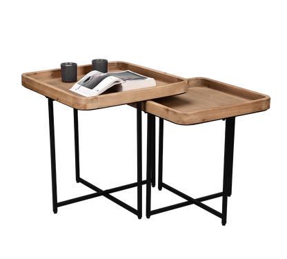 Jenny table 57 cm black/wood
