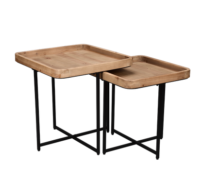 Jenny table 57 cm black/wood