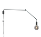 Line wall lamp E27 matt black — 200200132