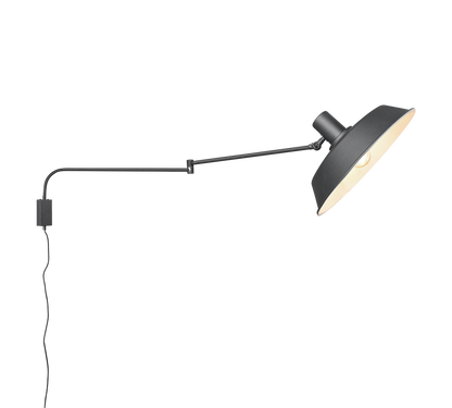 Bolder wall lamp E27 matt black — 200300132