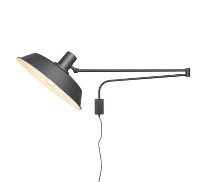 Bolder wall lamp E27 matt black — 200300132