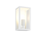 Garonne wall lamp E27 matt white — 201860131