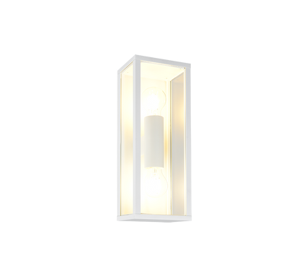 Garonne wall lamp 2xE27 matt white — 201860231