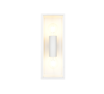 Garonne wall lamp 2xE27 matt white — 201860231