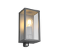 Garonne wall lamp E27 anthracite motion sensor — 201869142