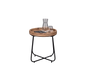 Jil table Ø52 cm black/wood