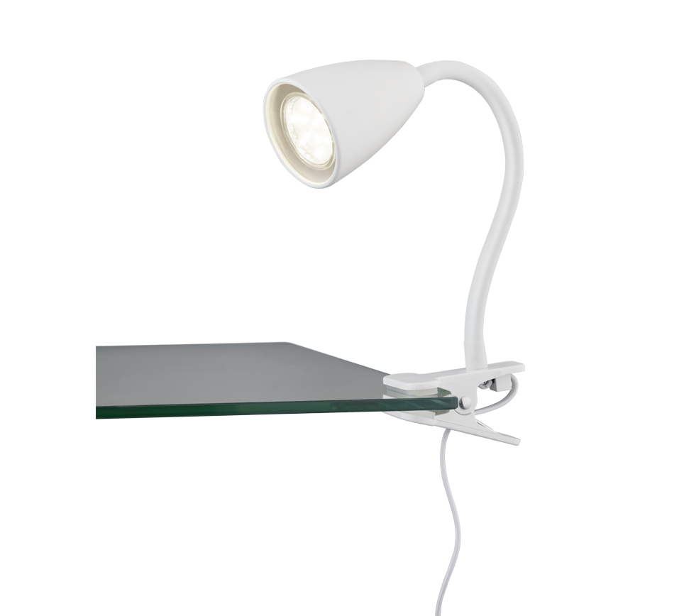 Wanda clamping lamp GU10 matt white — 202620131