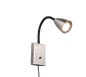 Wanda wall lamp GU10 brushed steel — 202670107
