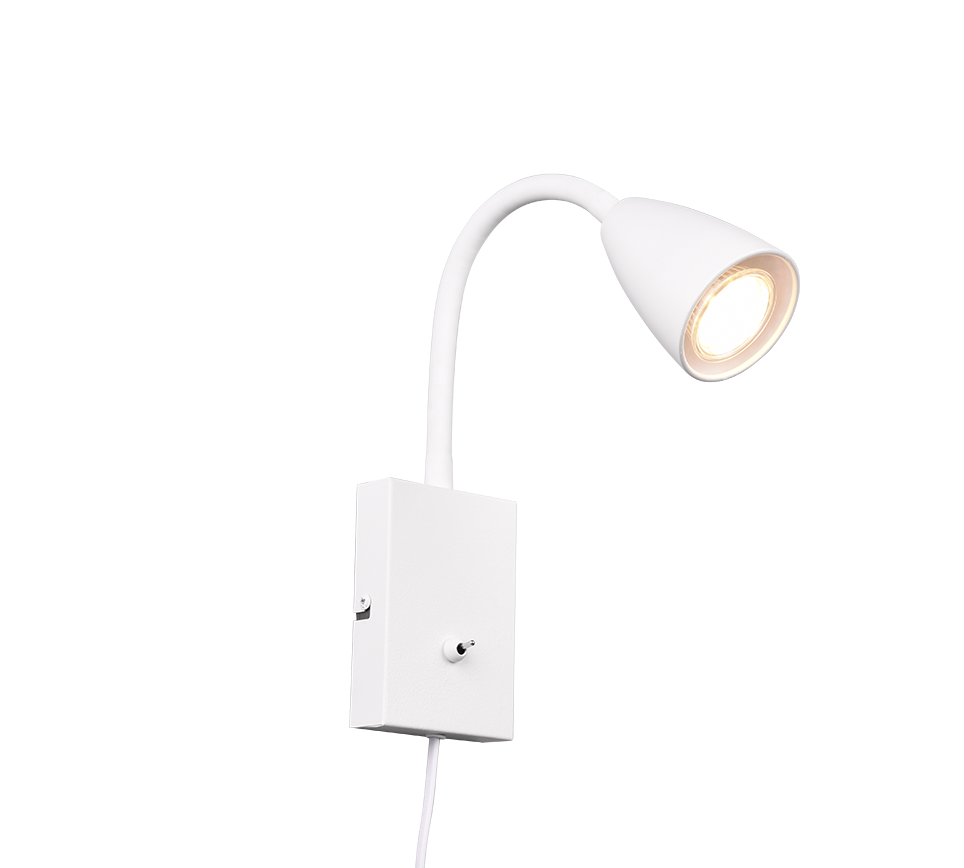 Wanda wall lamp GU10 matt white — 202670131