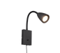 Wanda wall lamp GU10 matt black — 202670132