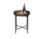 Jane table Ø48 cm black/gold