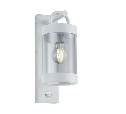 Sambesi wall lamp E27 matt white motion sensor — 204169131